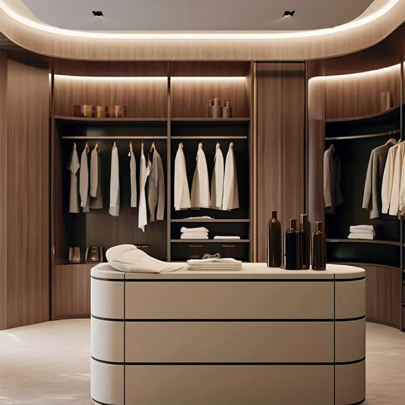 open wardrobe