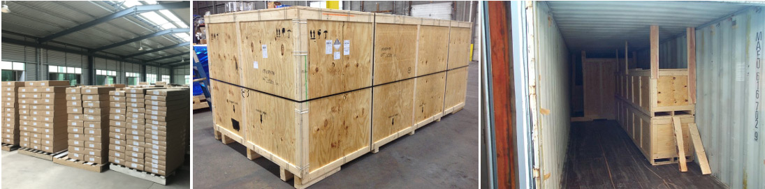 Wooden crate packaging