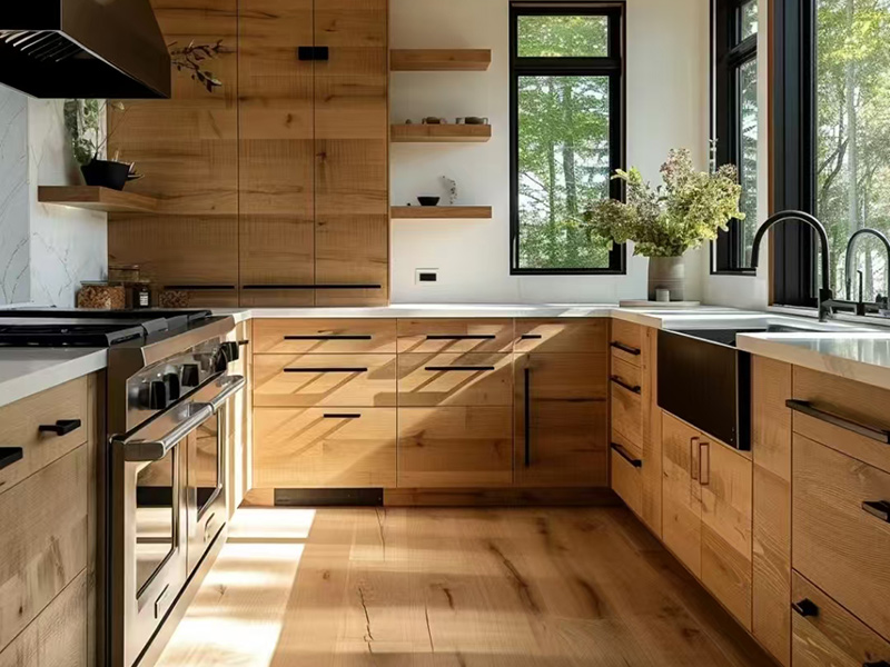 White Oak Kitchen Cabinet