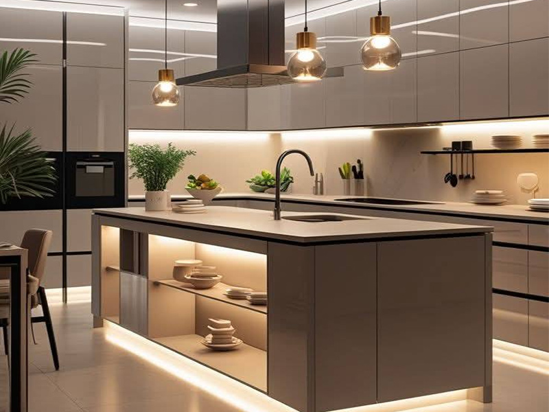 modern kitchen cabinet