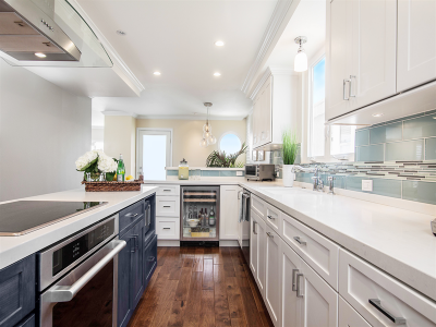YALIG elegant modern shaker kitchen cabinets solid wood kitchen cupboard top cabinet - យ៉ាលីក
