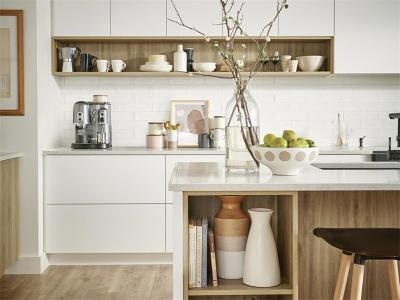 YALIG kitchen cabinet solid wood european style modular blue kitchen cabinets - យ៉ាលីក
