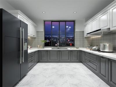 YALIG wood kitchen cabinet lacquer cabinets high end modern kitchen modern - យ៉ាលីក
