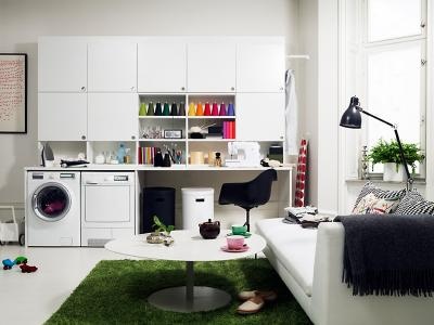 Modern Style Laundry Closet
