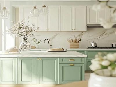 European Style Modern Design Shaker Kitchen Cabinet Set